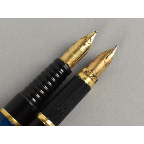 21 - A Collection of Three Waterman Pens to include Two Cartridge Pens, One with 18ct Gold Nib and a Matc... 