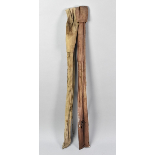 244 - Two Split Cane Fly Rods with Canvas Carry Bag