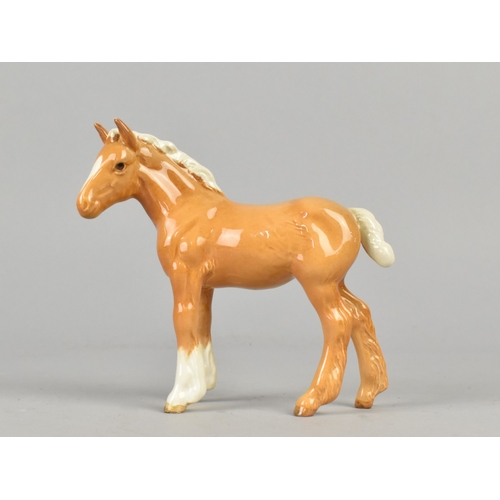 365 - A Beswick Palomino Shire Foal No.1053
