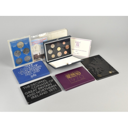 389 - A Collection of Various Proof Coin Sets to Include Royal Mint 1983 United Kingdom Proof Coin Collect... 