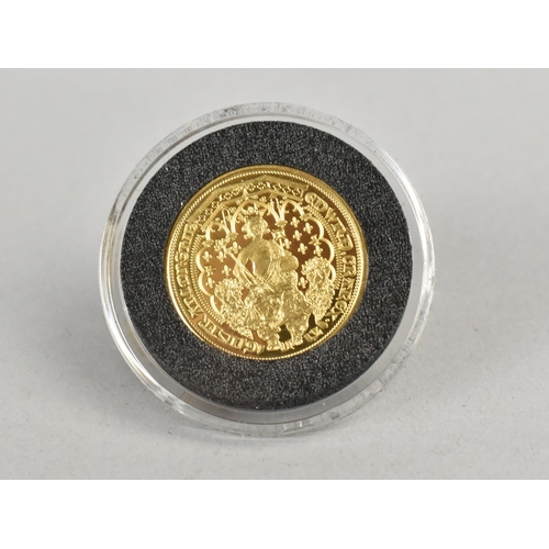 390 - The London Mint Office the Millionaires Collection Gold Edition Proof Replica, the Double Leopard, w... 