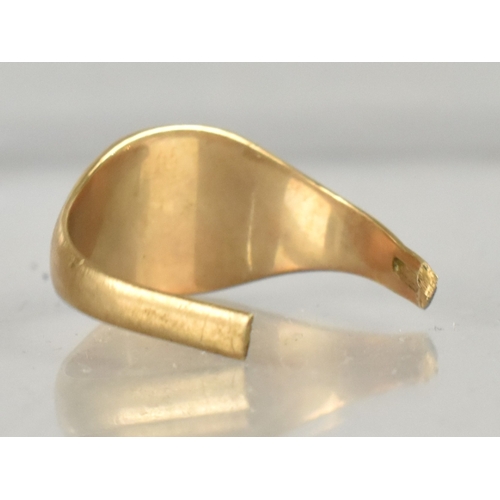 401 - A Part Gents Signet Ring, Gold Metal, 4.1gms