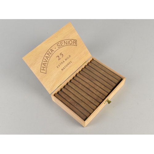 A Sealed Box of 25 Havana Senior Naturel Cigars