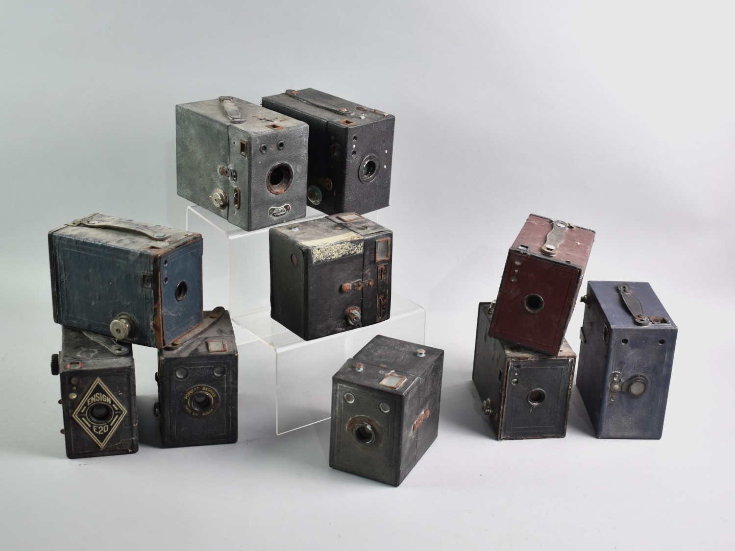 A Collection of Vintage Box Cameras