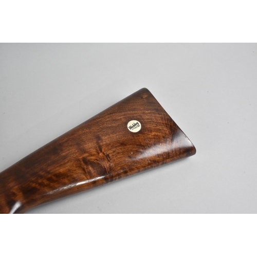 4 - A Webley MK 3 .177 Calibre Underlever Air Rifle with Webley Disc Inset Into Stock