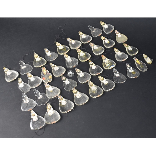 35 - A Collection of Continental Glass Droppers, Crinoline Ladies (Some Condition Issues)
