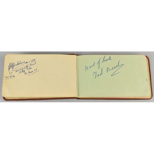 55 - A 1950's Autograph Book, Many Entries Signed 