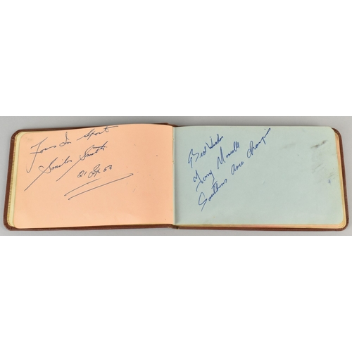 55 - A 1950's Autograph Book, Many Entries Signed 