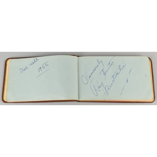 55 - A 1950's Autograph Book, Many Entries Signed 