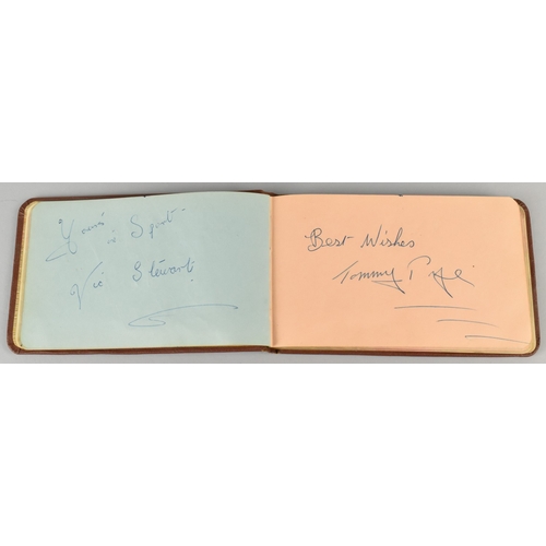 55 - A 1950's Autograph Book, Many Entries Signed 