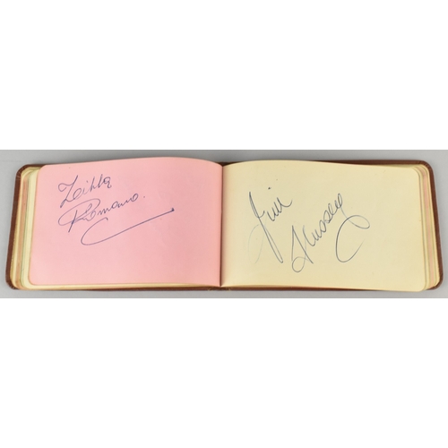 55 - A 1950's Autograph Book, Many Entries Signed 