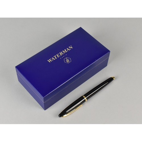 49 - A Boxed Waterman Fountain Pen with 18k Gold Nib.