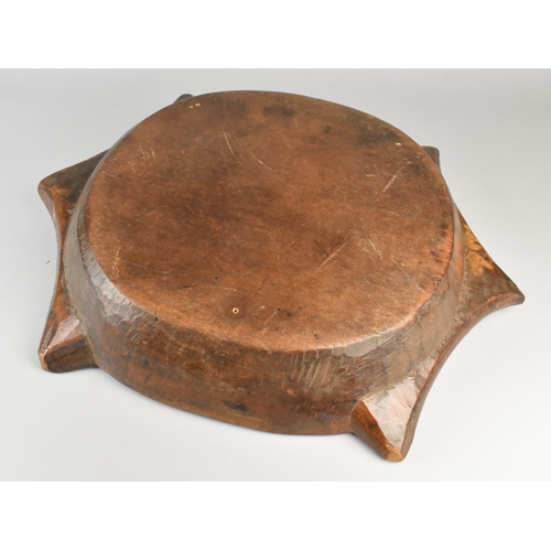 9 - An Anglo Indian Colonial Wooden Parat Bowl of Turtle Shape with 'Ears of Corn' Carved Decoration to ... 