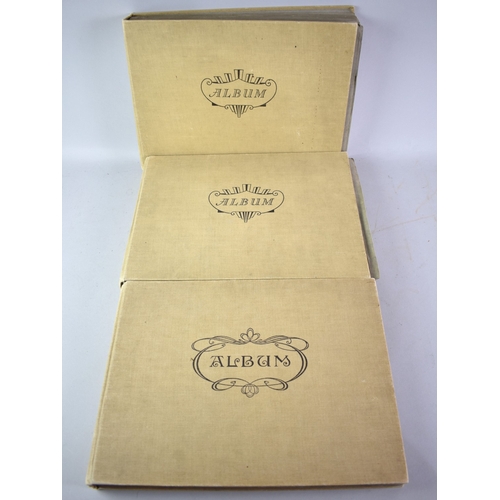 54 - Three Photograph/Postcard Albums Recording  Trips Made Throughout Europe in the The Late 1930s to in... 