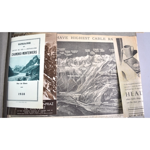 54 - Three Photograph/Postcard Albums Recording  Trips Made Throughout Europe in the The Late 1930s to in... 