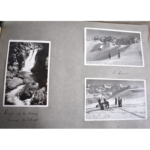 54 - Three Photograph/Postcard Albums Recording  Trips Made Throughout Europe in the The Late 1930s to in... 