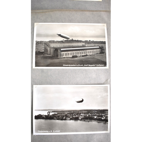 54 - Three Photograph/Postcard Albums Recording  Trips Made Throughout Europe in the The Late 1930s to in... 