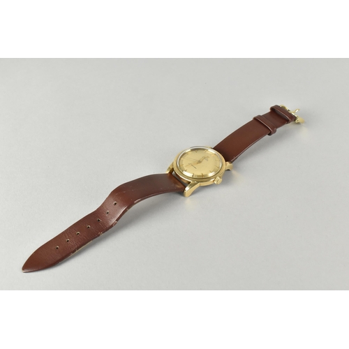 49 - A Vintage Omega Seamaster Automatic Wristwatch, Gold Coloured Face with Dauphine Hands, Arrow Hour I... 