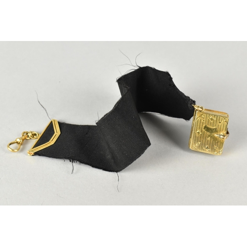 12 - A Rare Victorian Six Panel Locket in the Form of a Folding Tooled Leather Bound Book Containing Vari... 