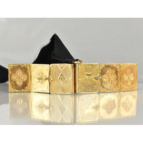 12 - A Rare Victorian Six Panel Locket in the Form of a Folding Tooled Leather Bound Book Containing Vari... 