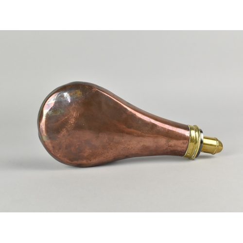 5 - A 19th Century Copper and Brass Shot Flask