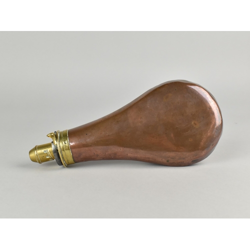 5 - A 19th Century Copper and Brass Shot Flask