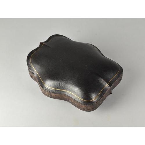 32 - An Edwardian Cased Silver Plate Cruet Set Comprising pair of Salts, Pepper Pots and a Mustard togeth... 