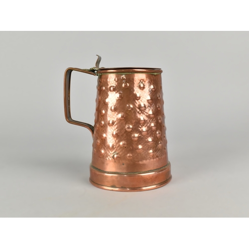 44 - An Early 20th Century Copper Lidded Jug by J Perry and Sons, Wolverhampton, 13cms High