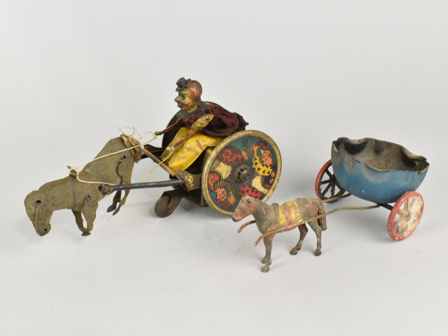 Two Early 20th Century Toys, The Balky Mule by Lehmann (Condition ...