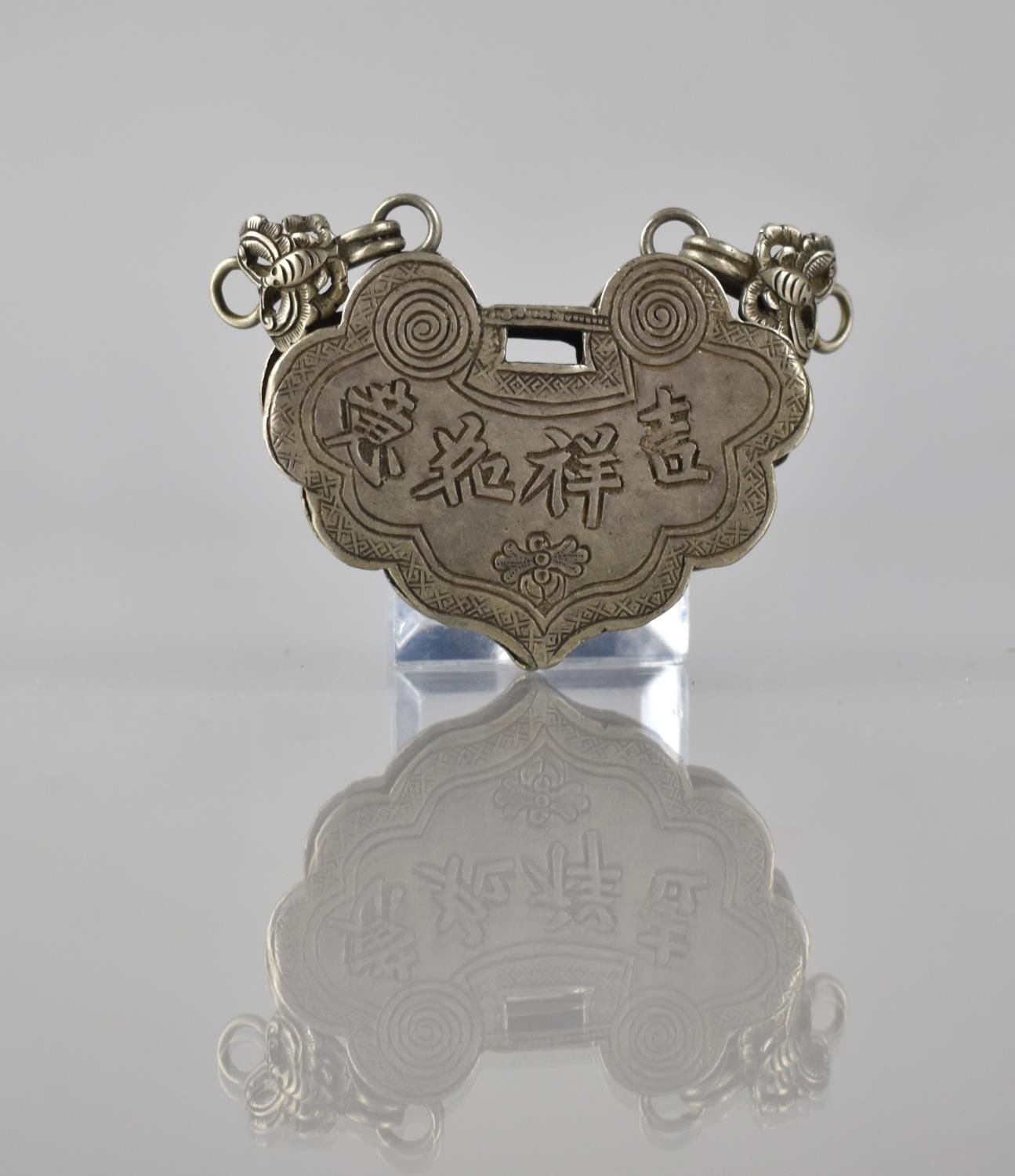 An Antique Chinese Ruyi Talisman, Front Decorated with Etched ...