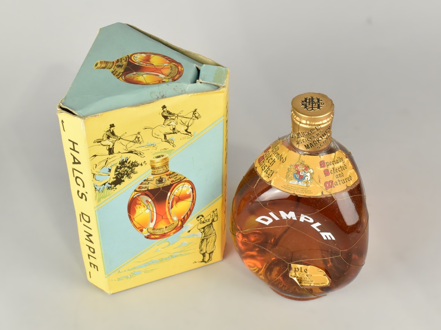 A Single Bottle of Haigs Dimple Blended Scotch Whisky in Original ...