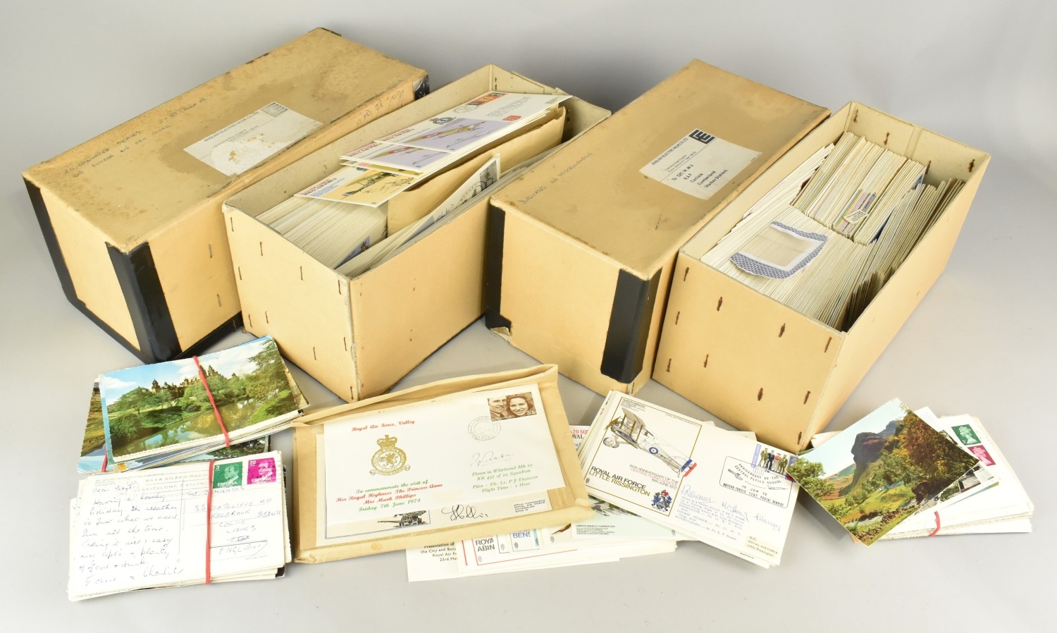 A Box Containing Large Quantity of First Day Covers Mainly Relating to ...
