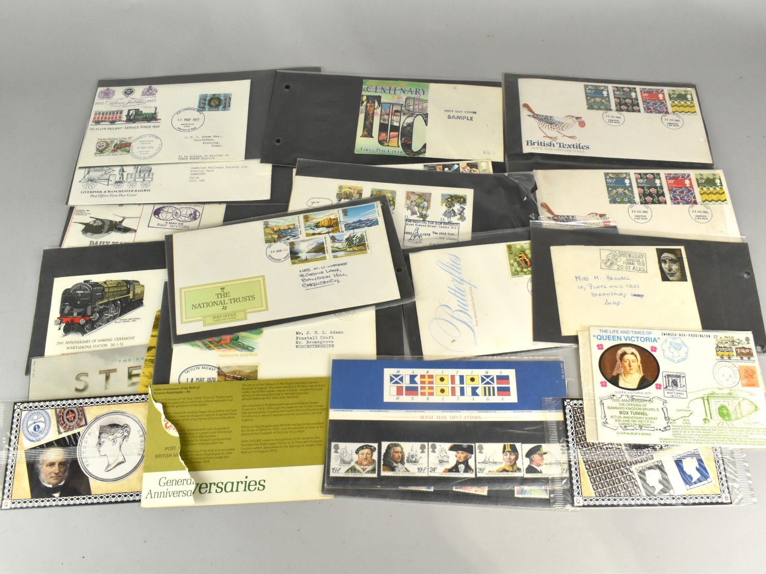 A Collection of Various First Day Covers