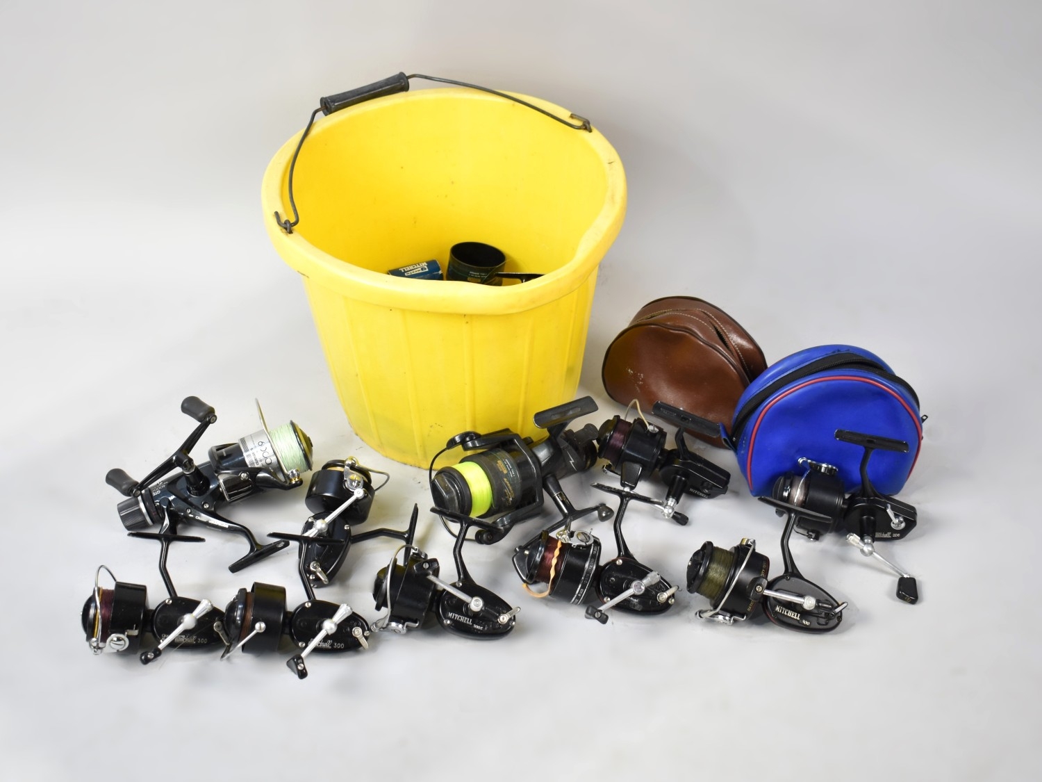 A Collection of Various Mitchell and Other Fishing Reels