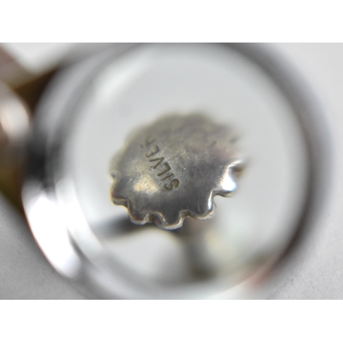 37 - A Pair of Turquoise and Silver Bombe Shaped Screw Back Earrings, Each 12.9mm Diameter, Backs Stamped... 