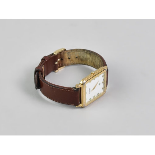 46 - A Boxed Raymond Weil Wristwatch, Textured White Face with Gilt Hour Indicators and Hands, Date Apert... 
