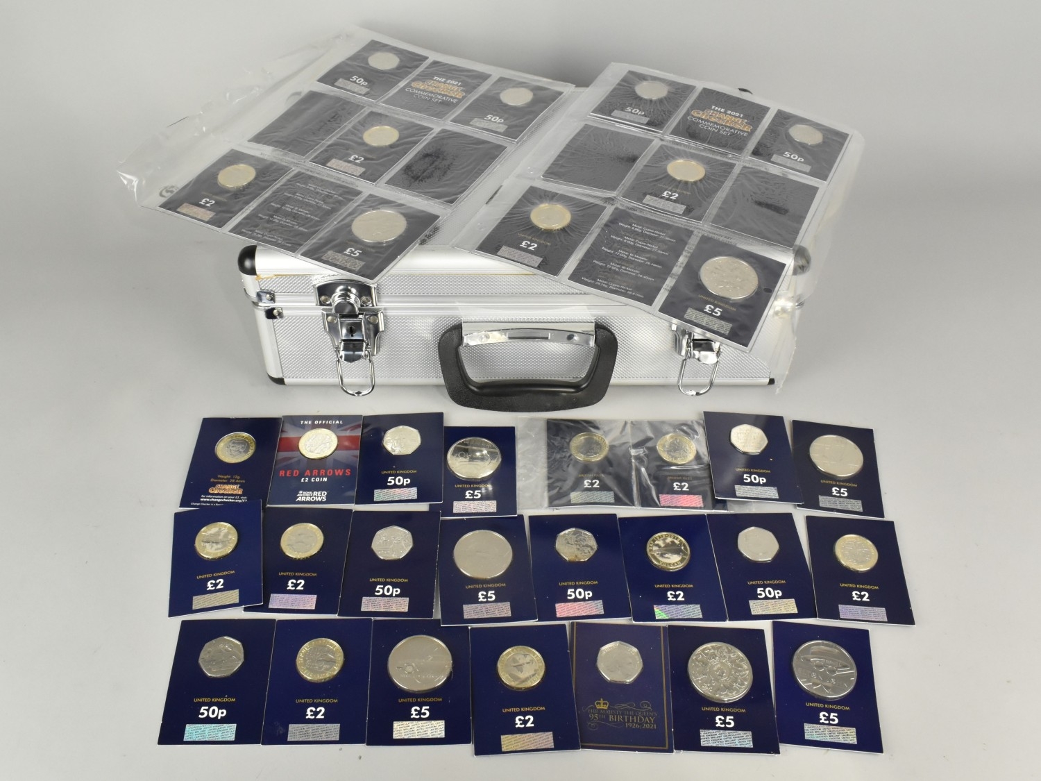A Collection of Various Change Checker Packaged Coins
