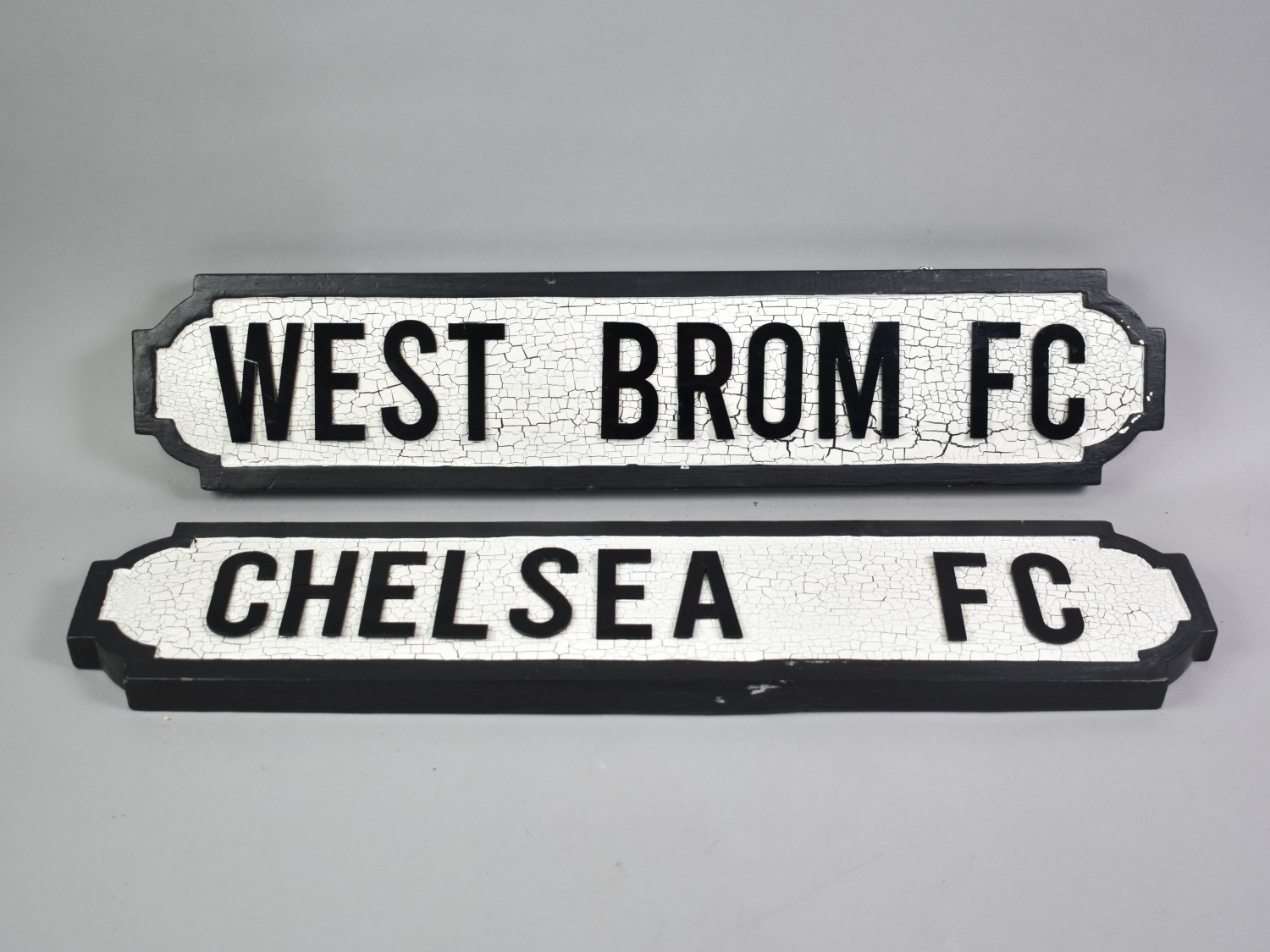 Two Modern Signs in the Form of Victorian Street Signs, 'Chelsea FC ...