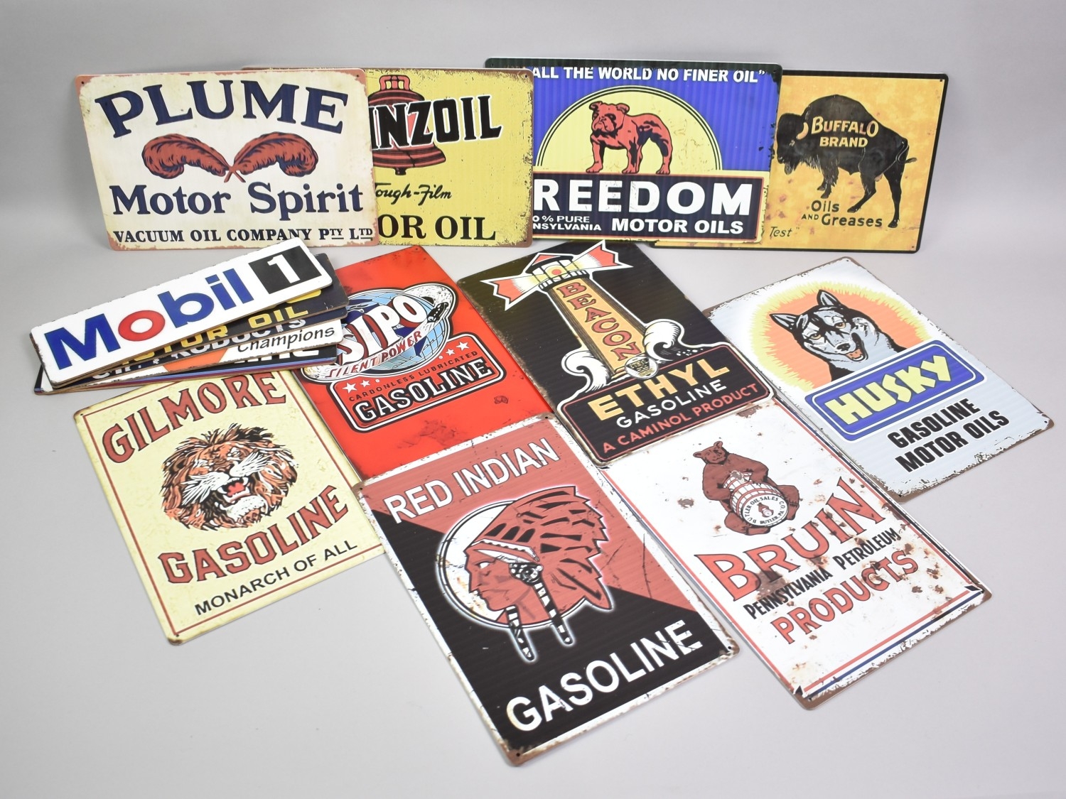 A Collection of Reproduction Advertising Signs