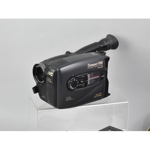 A JVC Compact VHS Video Camera