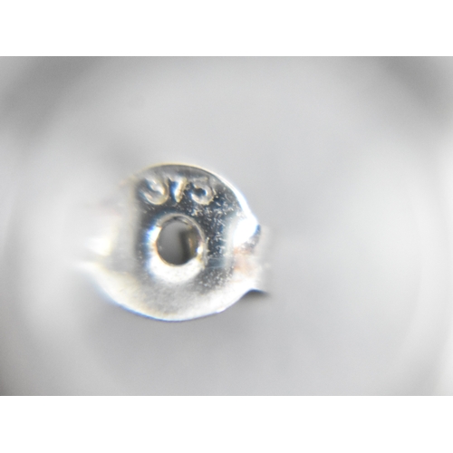 2 - Two Pairs of Diamond Mounted Earrings, Floral Examples and Snowflakes, 3.1gms, Floral Example 12.8mm... 