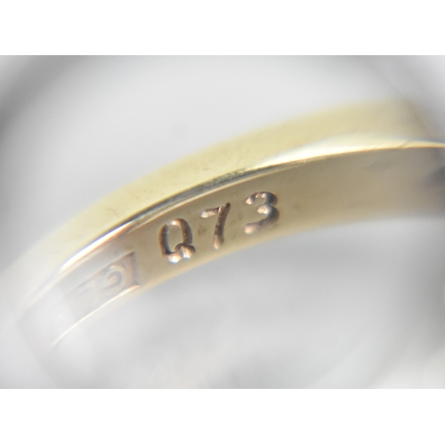 18 - A Diamond, Amber and 9ct Gold Mounted Dress Ring, Oval Cabochon Amber Stone Measuring 7.6mm by 5.7mm... 