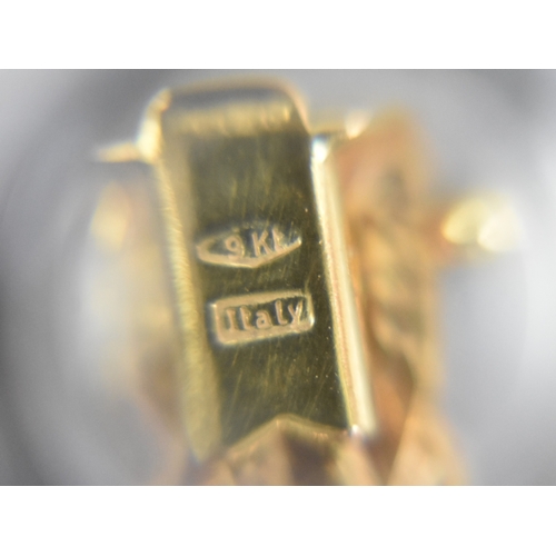 27 - A Suite of Italian 9ct Gold Jewellery to Comprise Six Row Plaited Necklace and Bracelet, 20.2gms tog... 