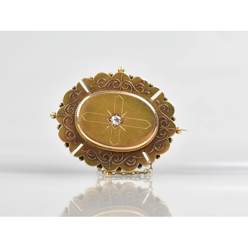 17 - A Boxed Suite of Late Victorian Etruscan Revival Jewellery to Comprise Large Oval Brooch with Centra... 