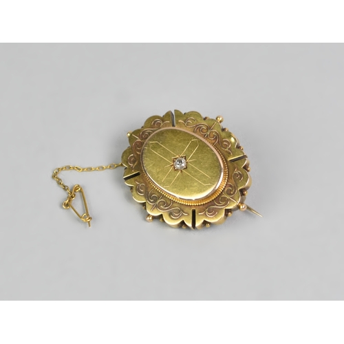 17 - A Boxed Suite of Late Victorian Etruscan Revival Jewellery to Comprise Large Oval Brooch with Centra... 