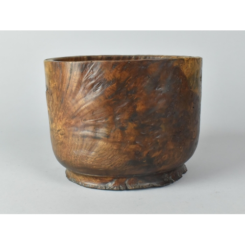 An 18th Century Turned Pollard Oak Master Salt
