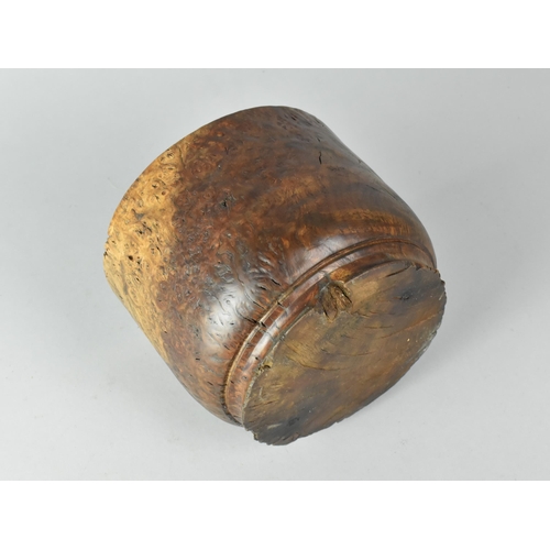 An 18th Century Turned Pollard Oak Master Salt