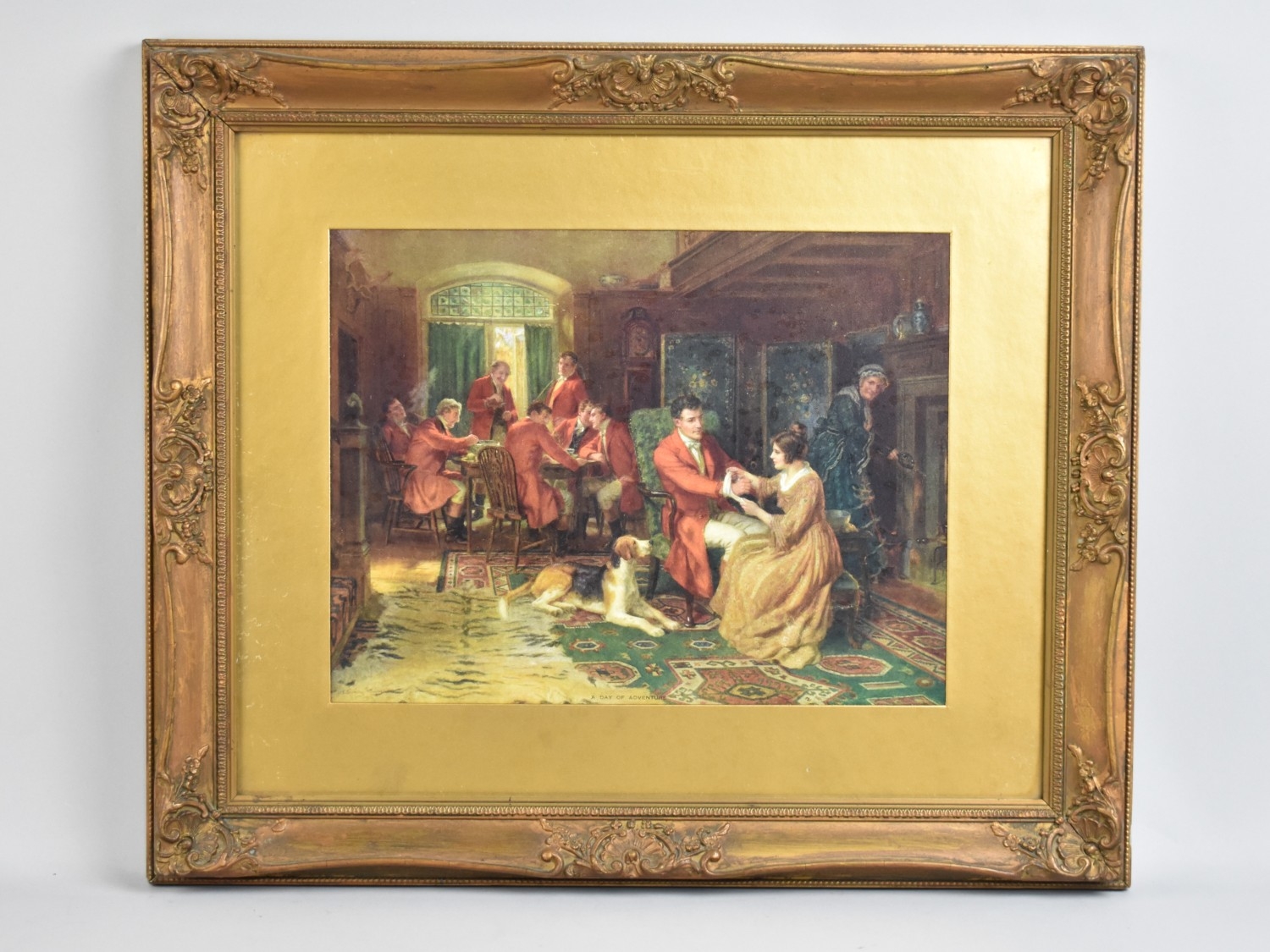 An Ornate Gilt Framed George Knowles Print, 