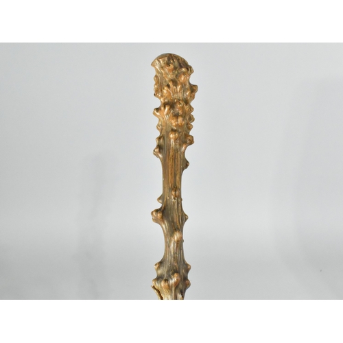 35 - An Irish Blackthorn Walking Stick, 87cms Long