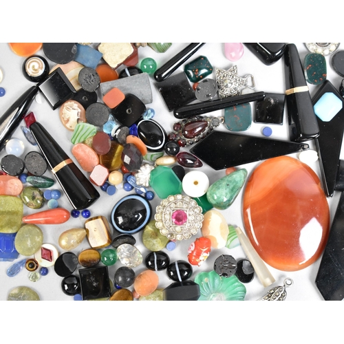 A Collection of Various Loose and Some Mounted Gemstones to include ...